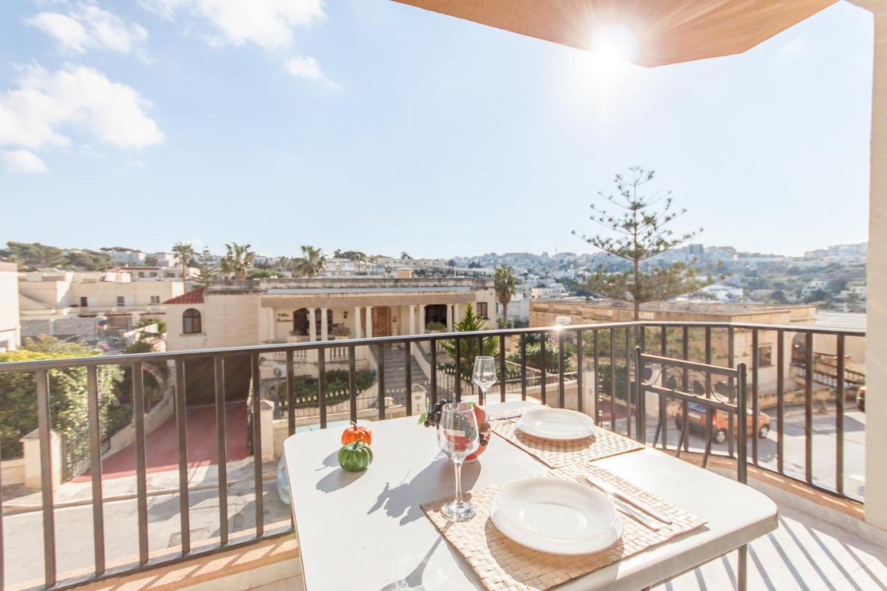 Pool And Sea Merill Apartments - Happy Rentals Mellieħa Eksteriør bilde