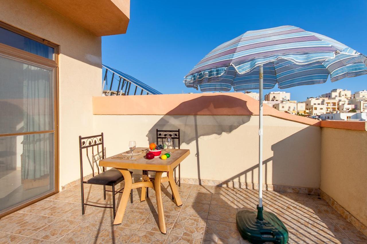 Pool And Sea Merill Apartments - Happy Rentals Mellieħa Eksteriør bilde